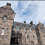 Castle of Edinburgh in Scotland UK
