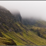 Quiraing mountain range, Isle of Skye, Scotland