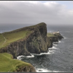 Neist Point lighthouse in Isle of Skye, Scotland