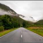 Road in the Highlands of Scotland